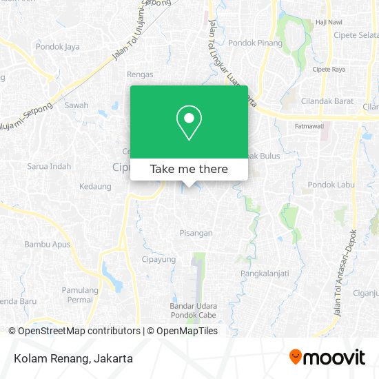 Kolam Renang map