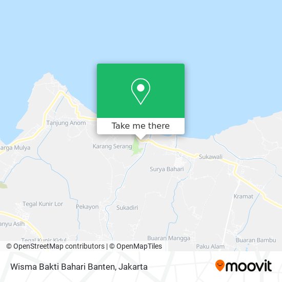 Wisma Bakti Bahari Banten map