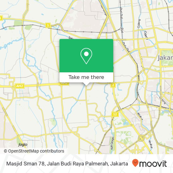 Masjid Sman 78, Jalan Budi Raya Palmerah map