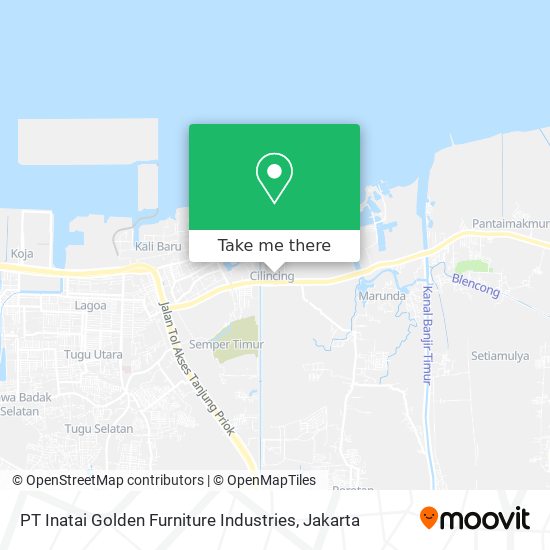PT Inatai Golden Furniture Industries map