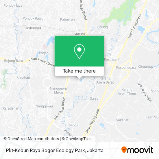 Pkt-Kebun Raya Bogor Ecology Park map