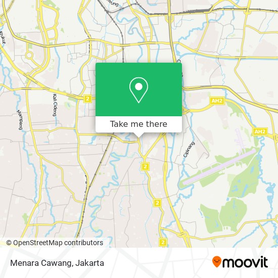 Menara Cawang map