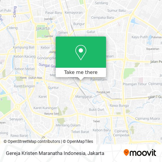 Gereja Kristen Maranatha Indonesia map