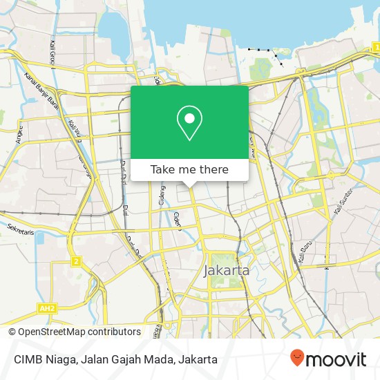 CIMB Niaga, Jalan Gajah Mada map