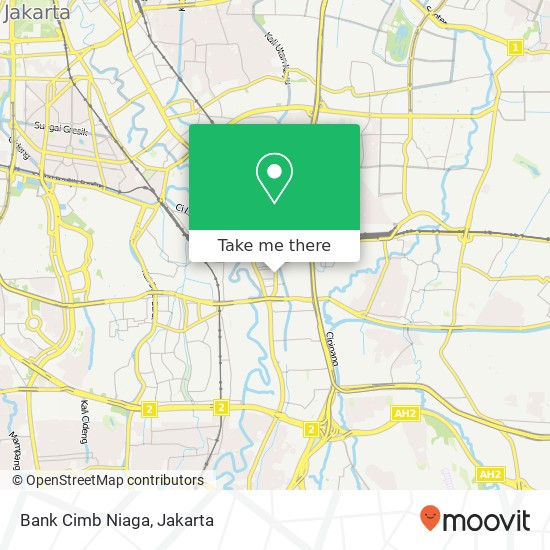 Bank Cimb Niaga map