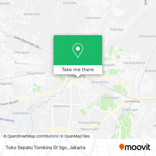 Toko Sepatu Tomkins DI Sgc map