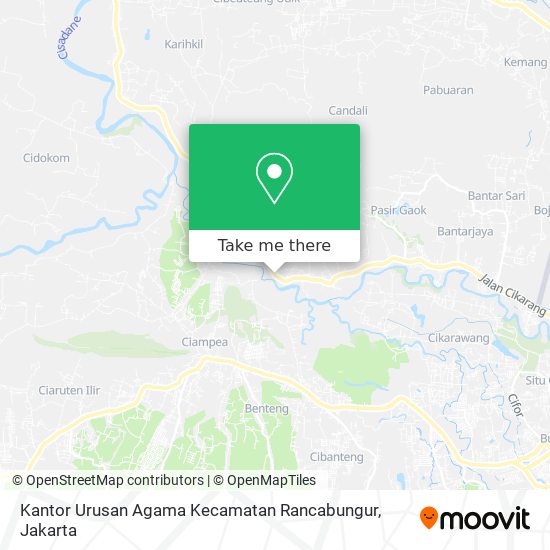 Kantor Urusan Agama Kecamatan Rancabungur map