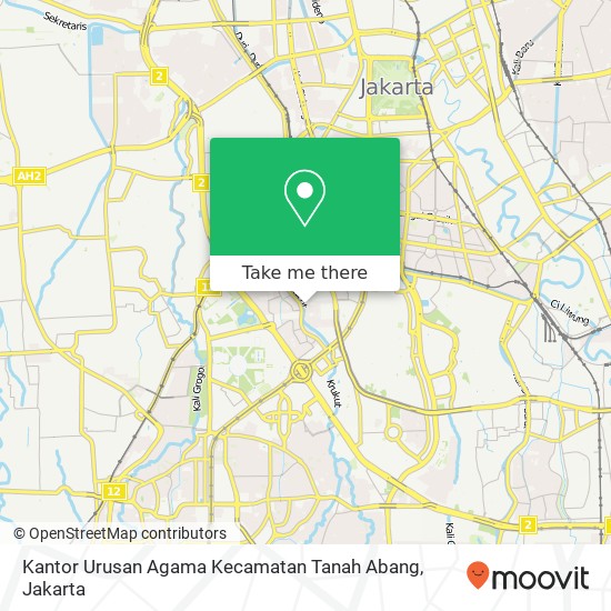 Kantor Urusan Agama Kecamatan Tanah Abang map