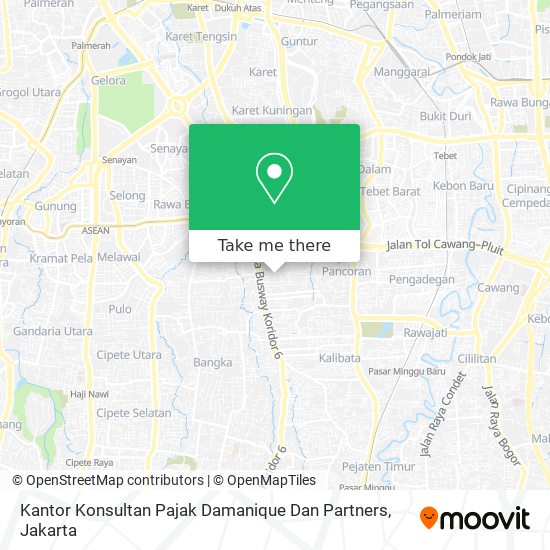 Kantor Konsultan Pajak Damanique Dan Partners map