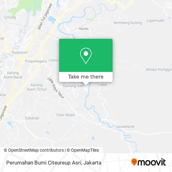 Perumahan Bumi Citeureup Asri map