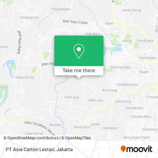 PT Asia Carton Lestari map