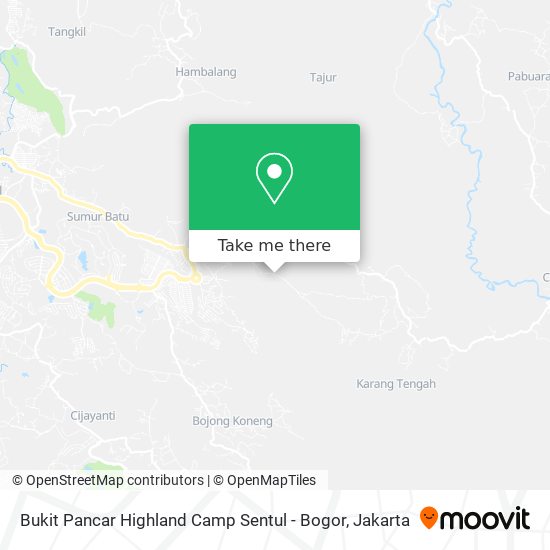 Bukit Pancar Highland Camp Sentul - Bogor map