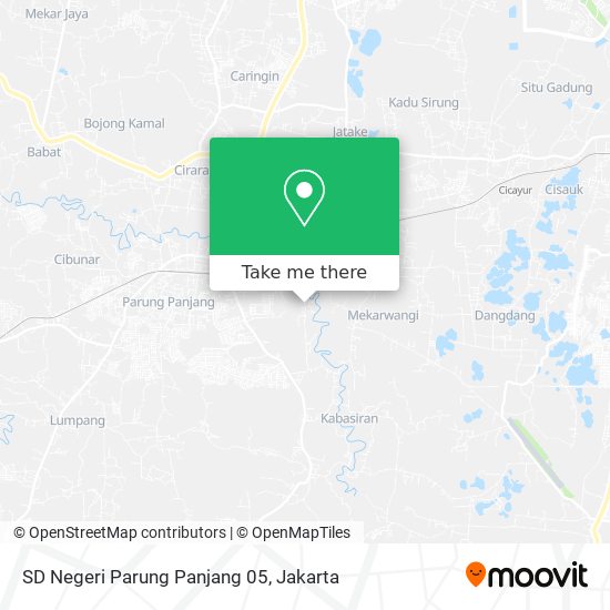 SD Negeri Parung Panjang 05 map