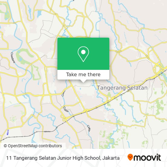 11 Tangerang Selatan Junior High School map