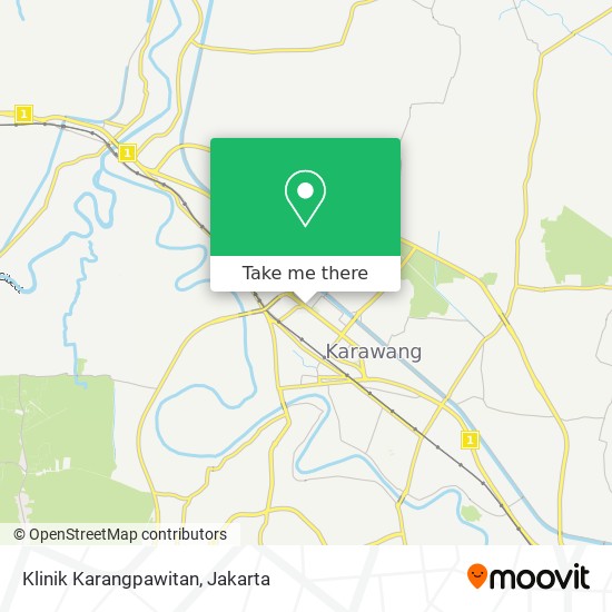 Klinik Karangpawitan map