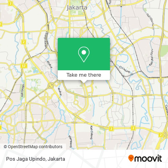 Pos Jaga Upindo map