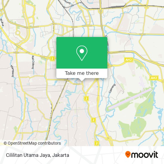 Cililitan Utama Jaya map