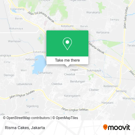 Risma Cakes map