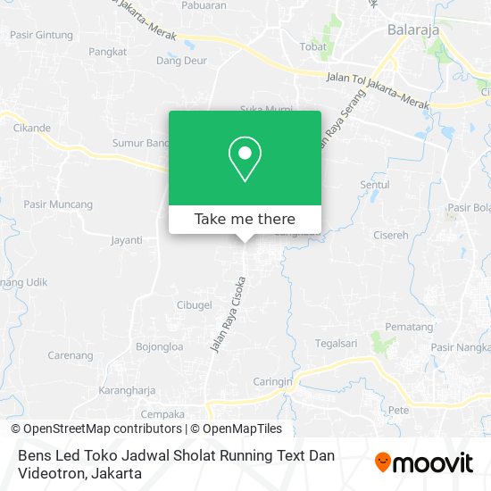 How To Get To Bens Led Toko Jadwal Sholat Running Text Dan Videotron In Tangerang By Bus