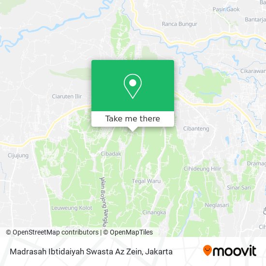 Madrasah Ibtidaiyah Swasta Az Zein map