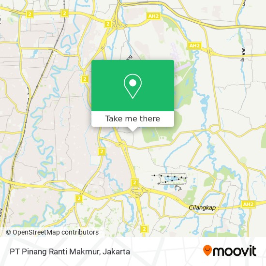 PT Pinang Ranti Makmur map
