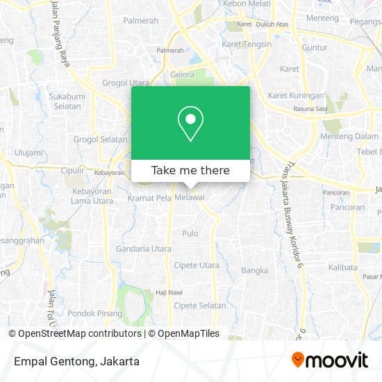 Empal Gentong map