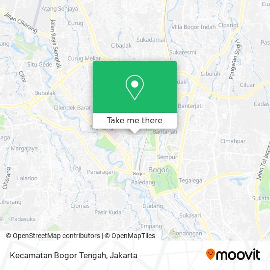 Kecamatan Bogor Tengah map