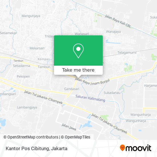 Kantor Pos Cibitung map