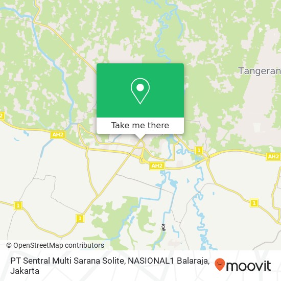 PT Sentral Multi Sarana Solite, NASIONAL1 Balaraja map