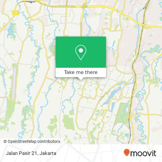 Jalan Pasir 21, Jagakarsa map