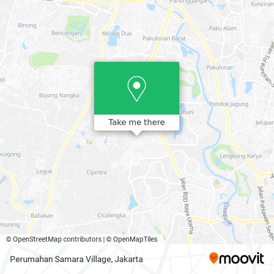 Perumahan Samara Village map