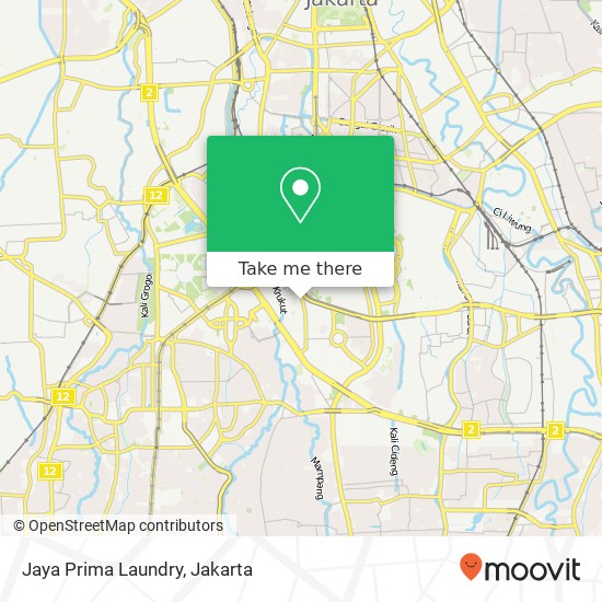 Jaya Prima Laundry, Jalan Guru Mughni Setiabudi map