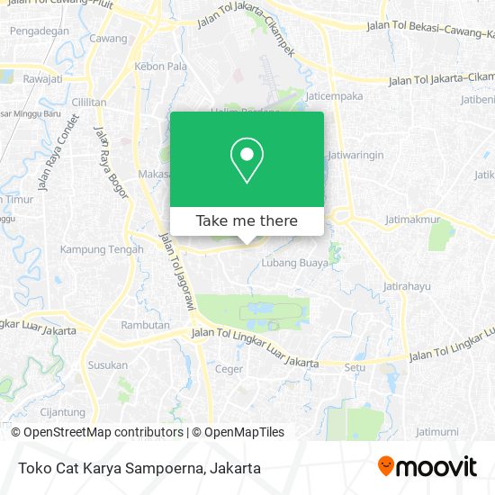 Toko Cat Karya Sampoerna map