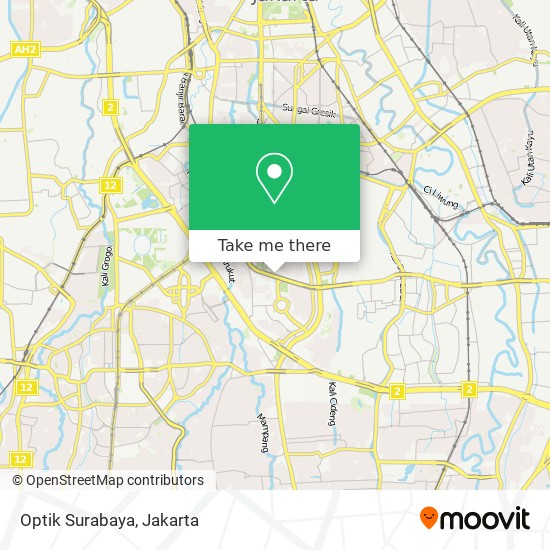 Optik Surabaya map