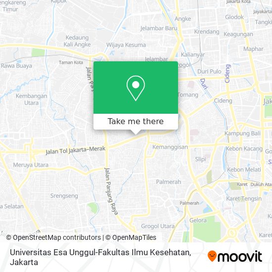 Universitas Esa Unggul-Fakultas Ilmu Kesehatan map