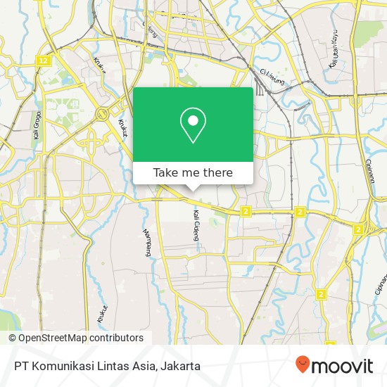 PT Komunikasi Lintas Asia, Jalan Taman Patra Raya Setiabudi map