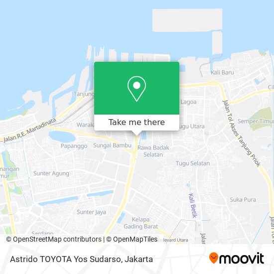 Astrido TOYOTA Yos Sudarso map