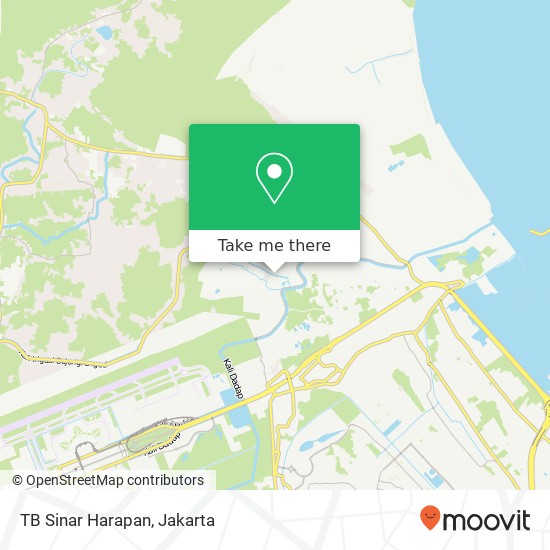 TB Sinar Harapan, Jalan Perumahan Duta Bandara Permai map