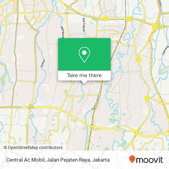 Central Ac Mobil, Jalan Pejaten Raya map