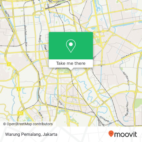 Warung Pemalang, Jalan Medan Merdeka Timur map