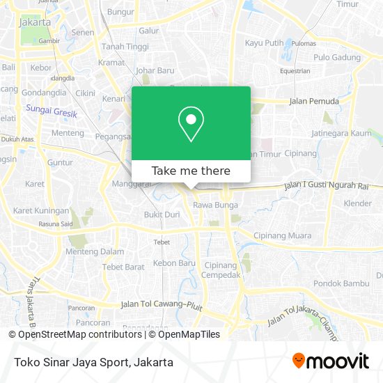 Toko Sinar Jaya Sport map