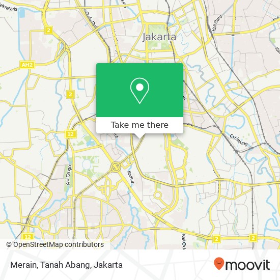 Merain, Tanah Abang map