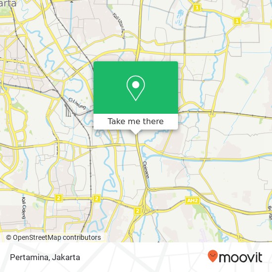 Pertamina, Jalan Mayjen D. I. Panjaitan map