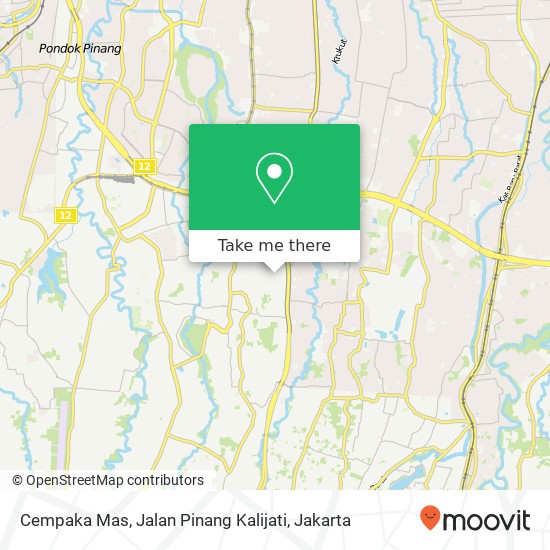 Cempaka Mas, Jalan Pinang Kalijati map