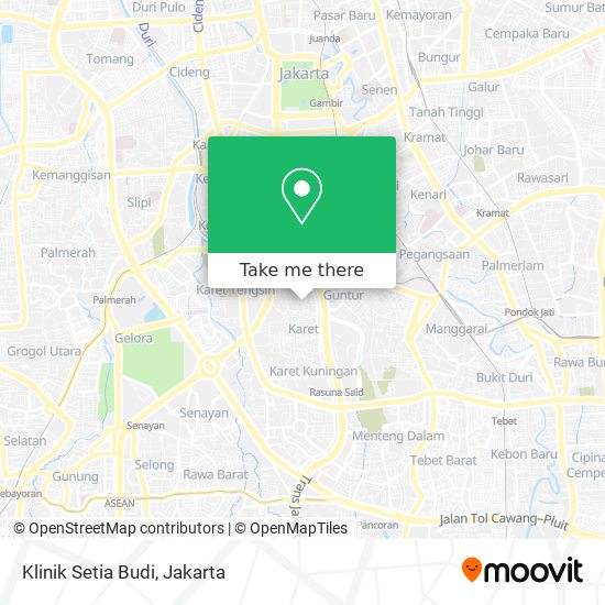 Klinik Setia Budi map