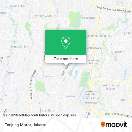 Tanjung Motor map