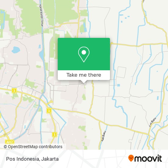 Pos Indonesia map