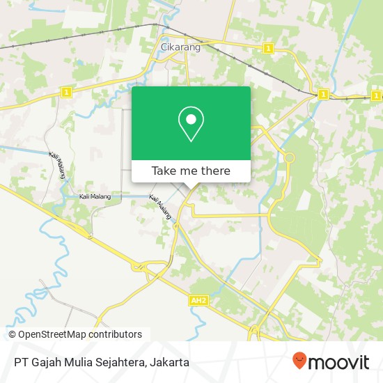 PT Gajah Mulia Sejahtera, Jalan Raya Tegal Gede map