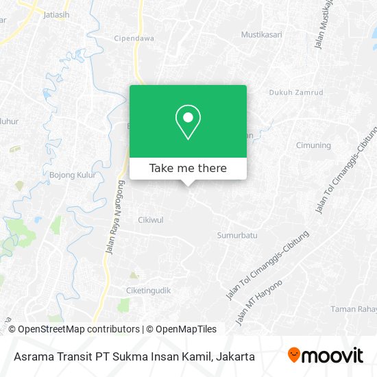 Asrama Transit PT Sukma Insan Kamil map