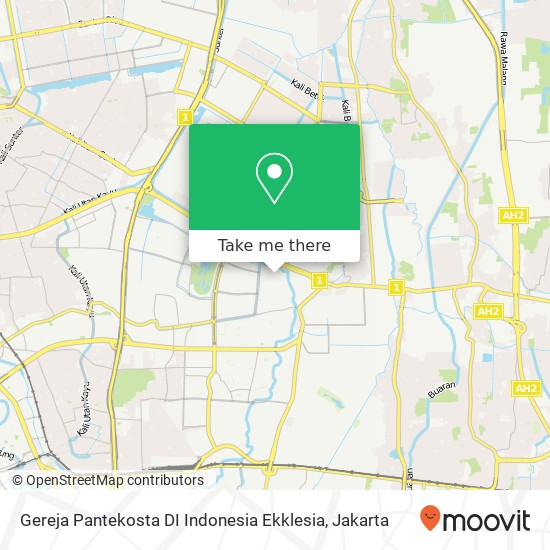 Gereja Pantekosta DI Indonesia Ekklesia map